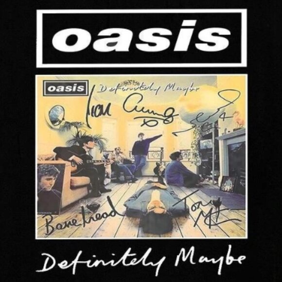 NWT band tees T shirt rock Oasis big logo y2k rare tee Full Size - Picture 2 of 2